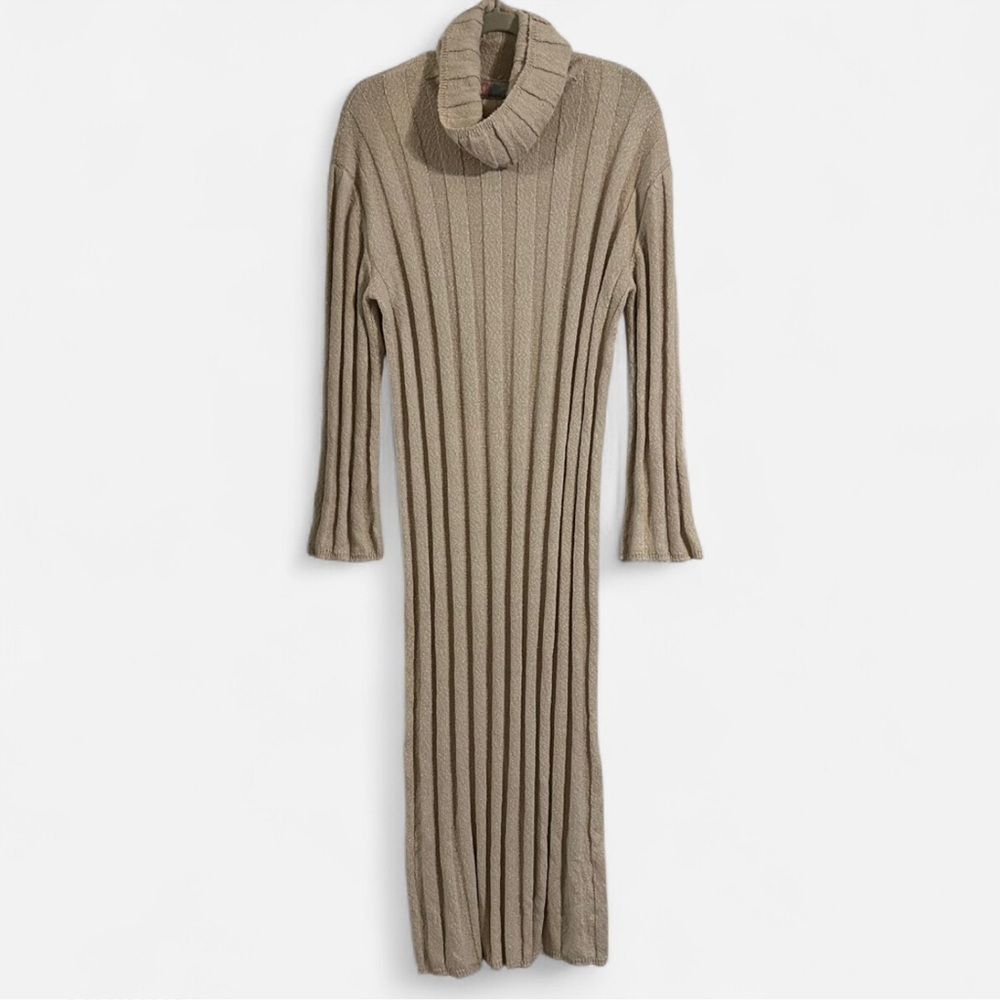 NWT FP Beach Free People Beach Wanda Ribbed Sweater Dress - Small - Picture 3 of 5